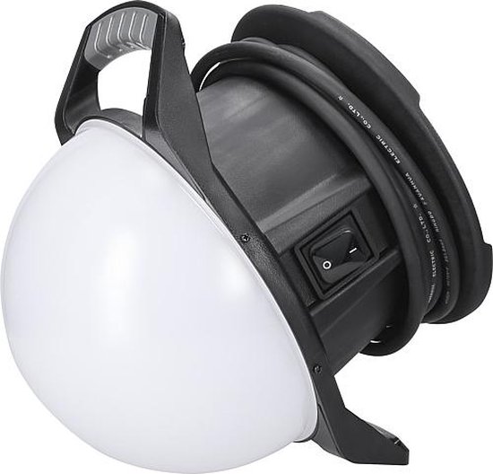 Lampe de travail Ansmann Ball LED - 360° - IP54 - 6500K - avec douille et crochet de suspension