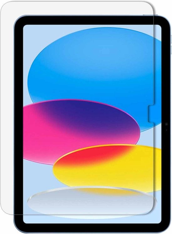 Tempered Glass Screenprotector geschikt voor Apple iPad 10 10.9 (2022) - Case Friendly - Transparant