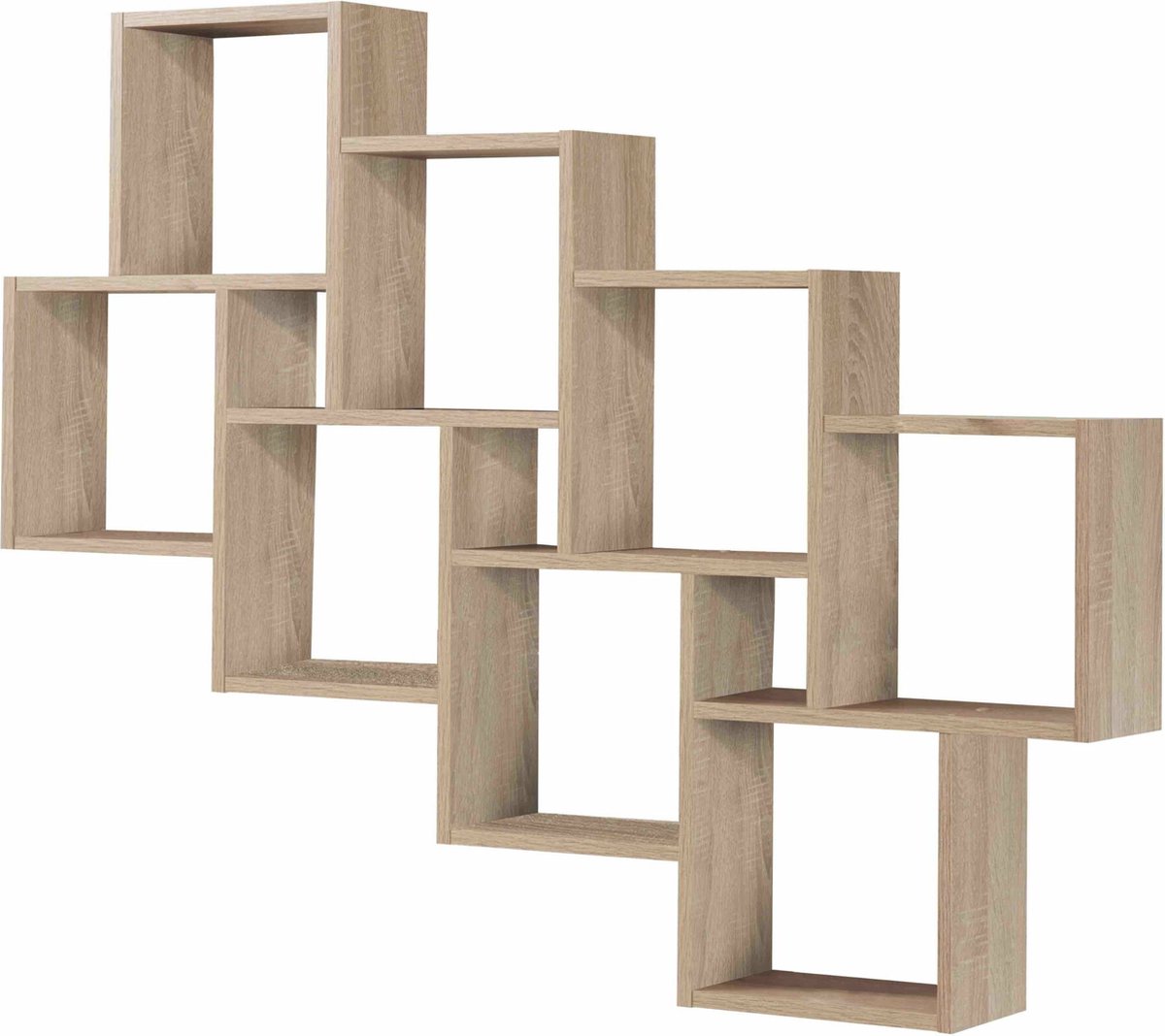 Wandrek Phoebe Eiken - Breedte 94.5 cm - Hoogte 120.8 cm - Diepte 15.7 cm