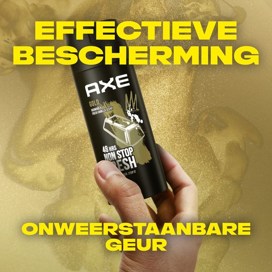 Axe Gold Bodyspray Deodorant - 6 x 150 ml - Voordeelverpakking - Axe