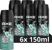 Déodorant Ax Ice Breaker Bodyspray - 6 x 150 ml - Value Pack