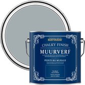 Rust-Oleum Grijs Chalky Finish Muurverf - Mineraalgrijs 2,5L