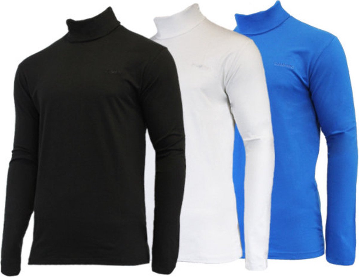 3-Pack Campri Skipully Wintersportpully Heren /Cobalt 480 3XL Zwart