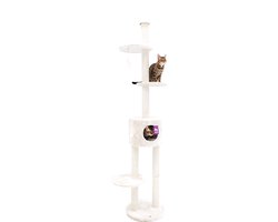 Petrebels Anna 240 krabpaal - Creme - 240 tot 265 cm - met plafondspanner