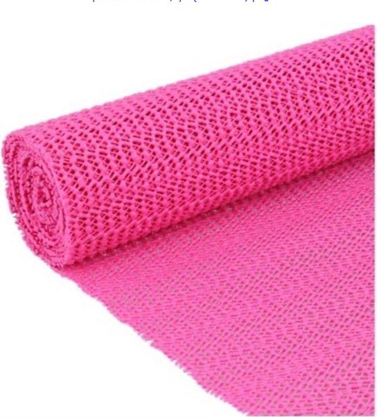 Multifunctionele Non Slip Gripmat – Roze – 30x150cm | Niet Klevende Antislipmat Gaas Patroon voor Bureaus en Keukenlades.