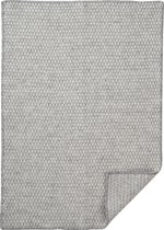 Knut lamswollen wiegdeken –licht grijs- 65x90 cm