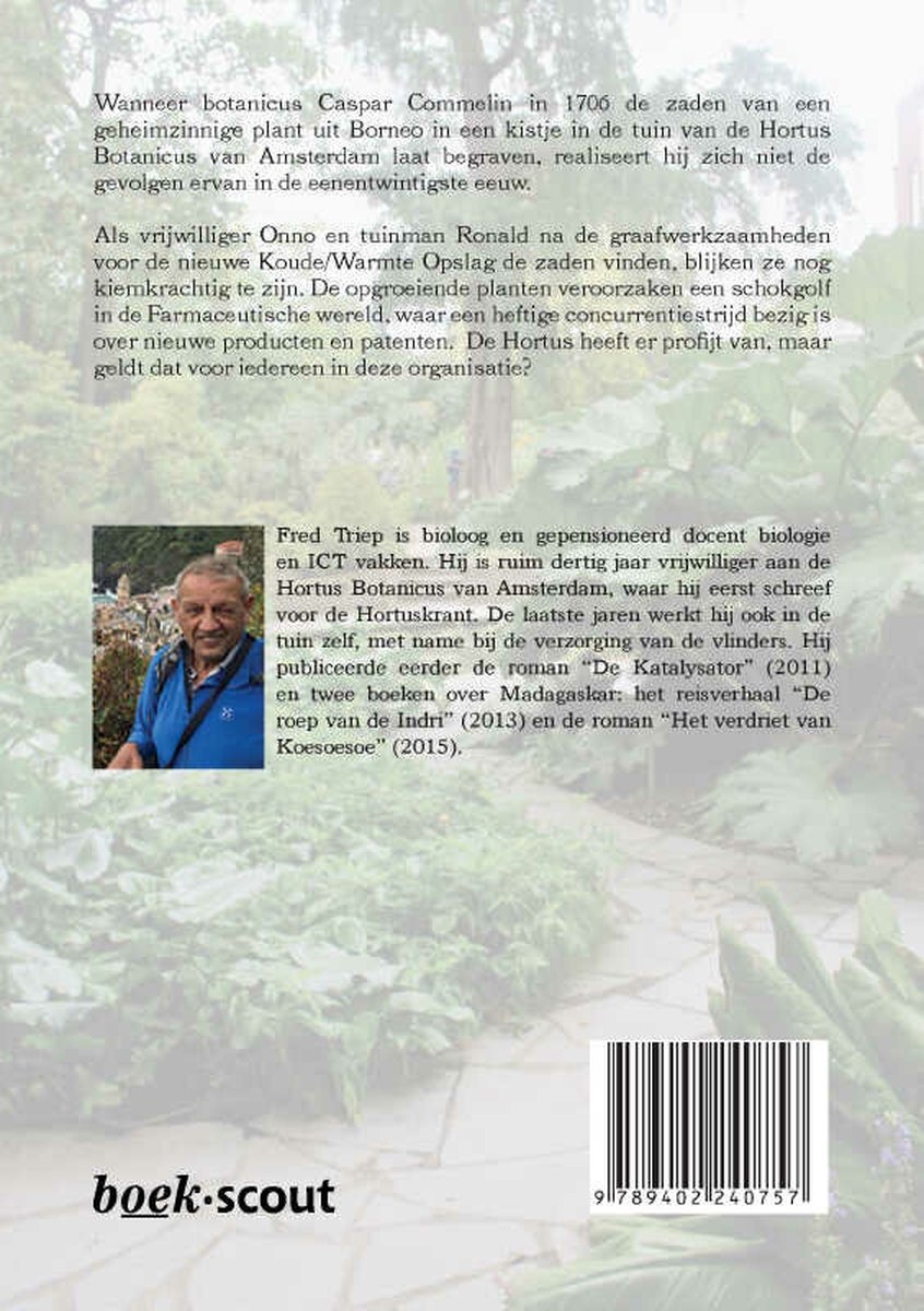 De bizarre erfenis van Caspar Commelin - back cover