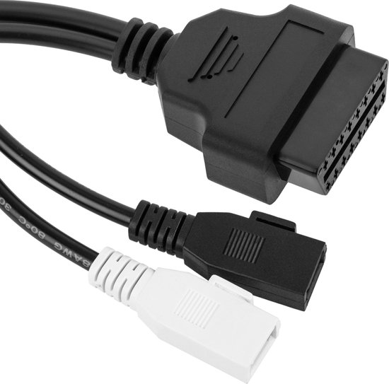 22pin to 16pin car obd2 conversion cable obdii diagnostic adapter cable for toyota - kopen