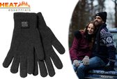 Thermo Handschoenen Winter – Unisex - Antraciet - L/XL - Handschoenen Dames - Handschoenen Heren - Wanten