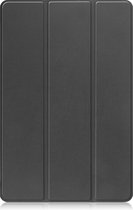 Hoes Geschikt voor Lenovo Tab P11 Pro Hoes Tri-fold Tablet Hoesje Case Met Uitsparing Geschikt voor Lenovo Pen - Hoesje Geschikt voor Lenovo Tab P11 Pro Hoesje Hardcover Bookcase - Zwart