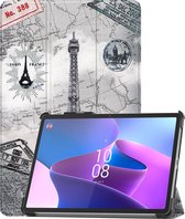 Étui Lenovo Tab P11 Pro (2e génération) Étui à rabat avec découpe pour stylet Lenovo - Housse pour étui Lenovo Tab P11 Pro - 11,2 pouces - Tour Eiffel