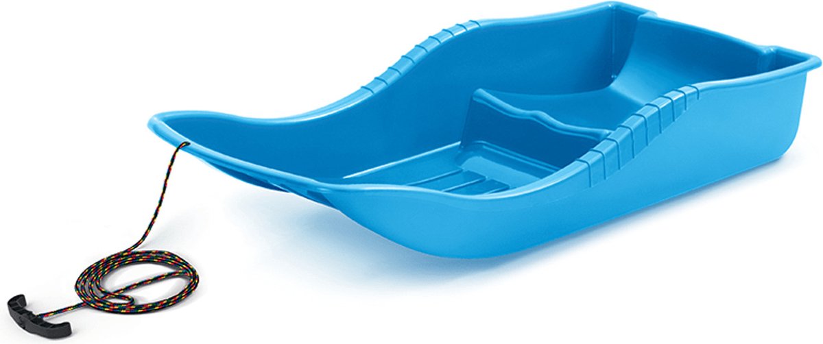 Prosperplast - Traîneau - Traîneau à neige avec frein - Blauw 110 cm