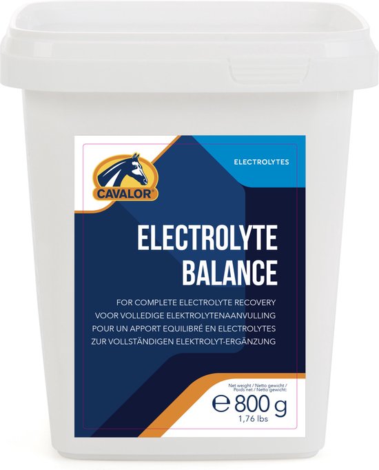 Foto: Cavalor electrolyte balance voedingssupplement 0 8 kg poeder