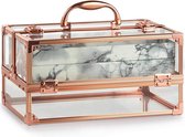 PIXMY® - Make Up Koffer – Vintage Rose Goud – Sieraden Houder – VC-RS