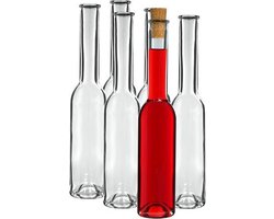 Puurmaken likeurflesjes 100ml met kurk
