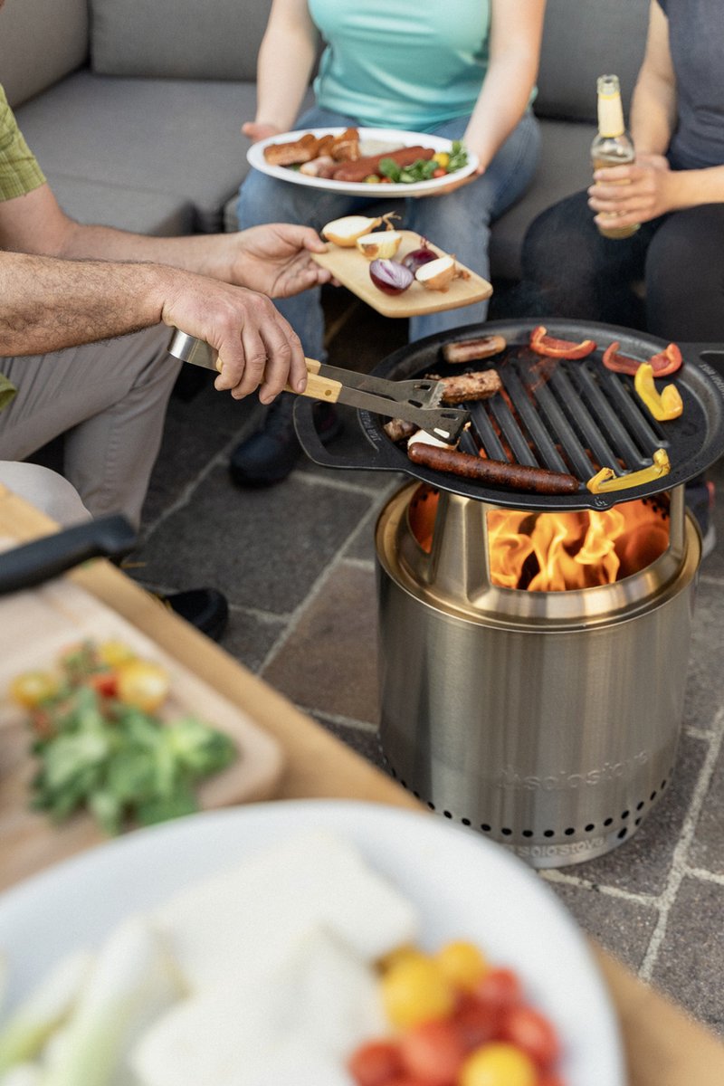 Onlyfire – Plaque De Cuisson En Fonte Pour Poêle Solo Stove Bonfire De 49,5 Cm Et