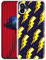Nothing Phone (1) Hoesje Pop Art Lightning - Designed by Cazy