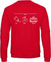 Mon Ugly Christmas Sweater - Rebus - Pull - rouge - L