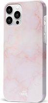 xoxo Wildhearts Marble Dusty Pink - Single Layer - Hardcase hoesje geschikt voor iPhone 11 Pro hoesje roze - Roze shockproof case geschikt voor Apple iPhone 11 Pro hoesje marmer - Roze