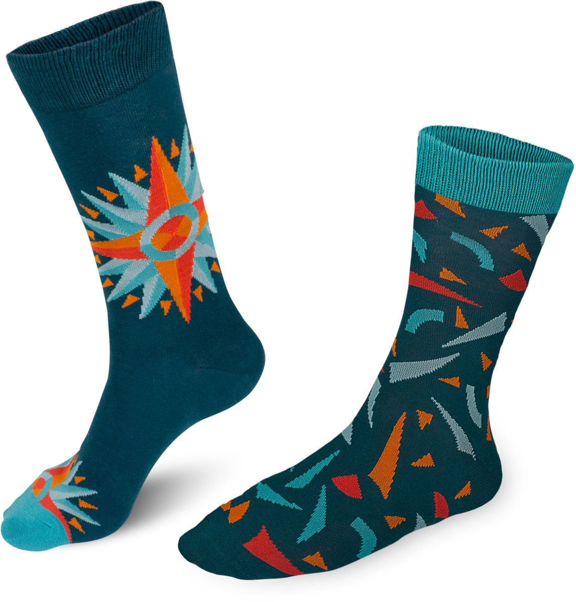 Alzheimer Socks - Kompas groen (maat 35-38)