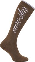Euro- Star - Chaussettes Lyma - Chaussettes d'hiver - Chaussettes d'équitation - Mélange de pépites de chocolat - Taille 35-38
