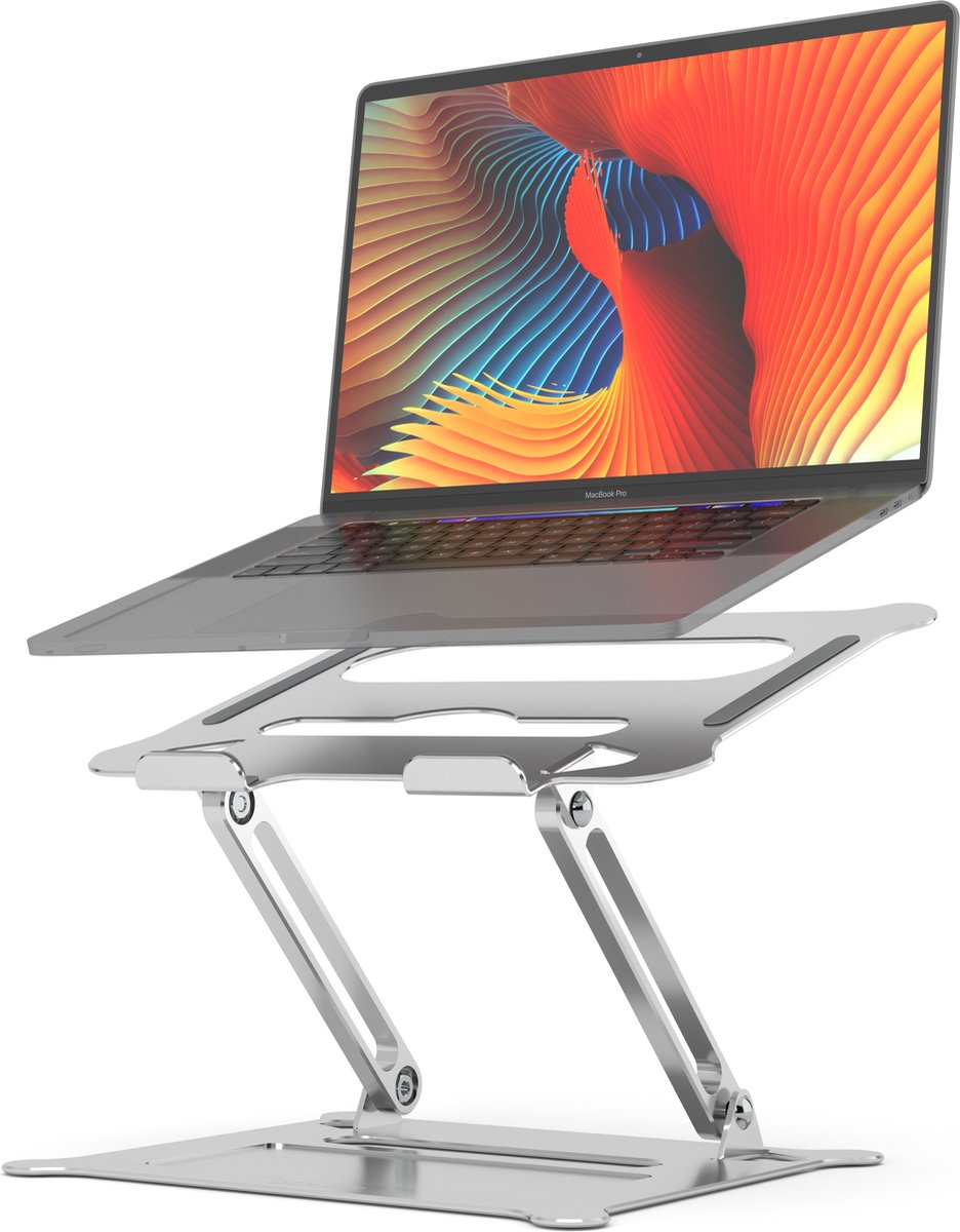 Douxe® Laptop Standaard 10 - 17 Inch - Laptop Houder - Laptopstandaard verstelbaar - Laptopverhoger - Thuiswerken