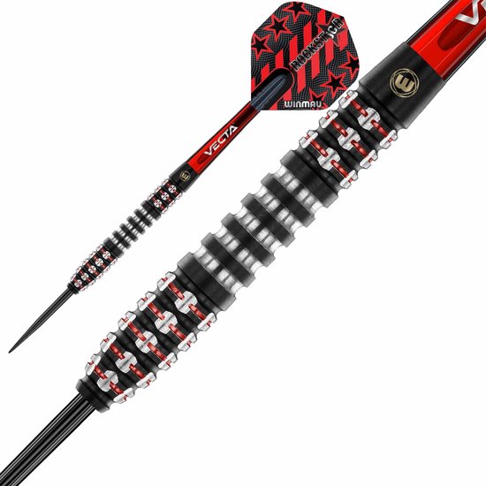 WINMAU - Joe Cullen Ignition Series: Steeltip Tungsten Dartpijlen Professioneel - 23g van Winmau — afbeelding 2