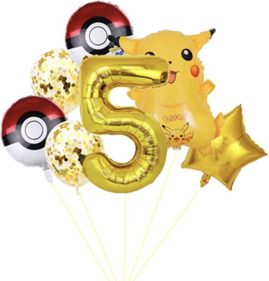 Un anniversaire sur le thème des pokemons !