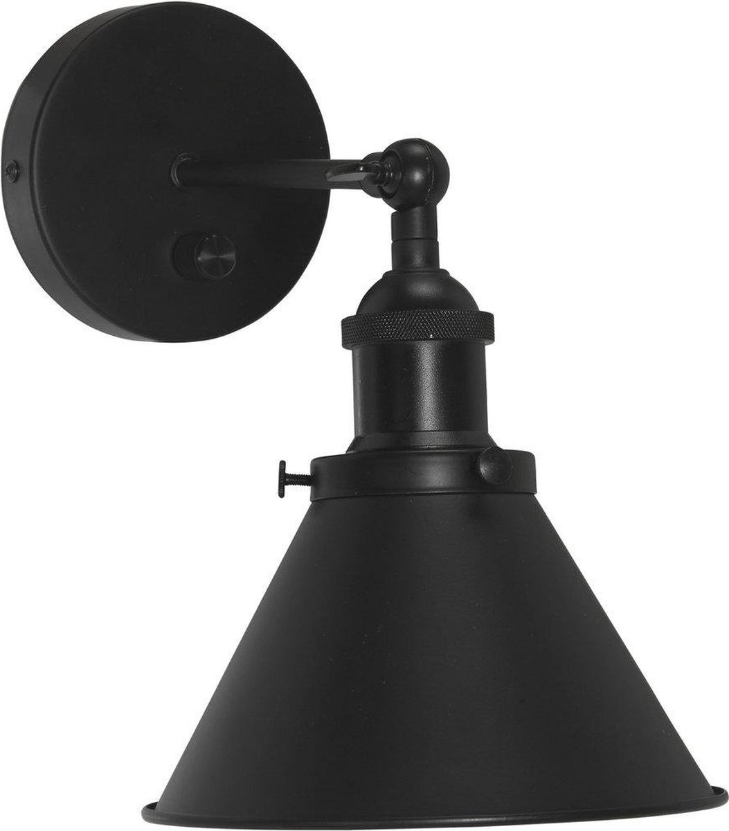 PR Home - Wandlamp Anton Zwart 23,5 cm