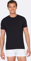 Boody - Bamboe Heren T-shirt ronde hals / Zwart - XL