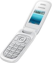 Samsung GT-E1272 - GSM - Klaptelefoon - Simlockvrij - Prepaid - Seniorentelefoon - Inclusief Simkaart - Wit
