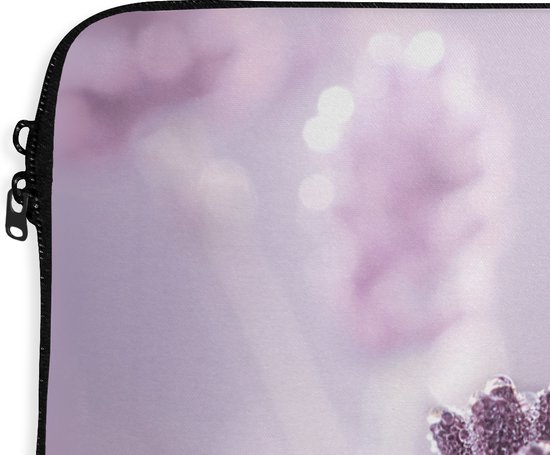 Housse pour ordinateur portable 15 pouces - Lavande - Violet - Fleurs - Housse pour