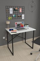 Bureau - Wit - 60x90 cm - Tafel - Bureau - Computertafel - Bureautafel - Laptoptafel - Bureautafel voor Volwassenen