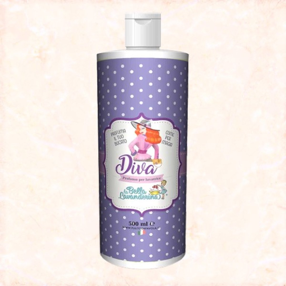 Goedkoopste Wasparfum | Diva | 500ML | Fruitige tonen | Vanille