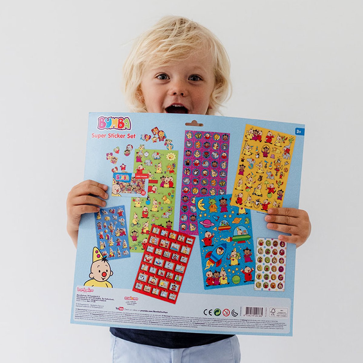 Bumba stickers Super stickerset XL - 7 stickervellen incl luxe 3D puffy en metallic stickers - vanaf 3 jaar - Studio 100 - Bambolino Toys — afbeelding 5