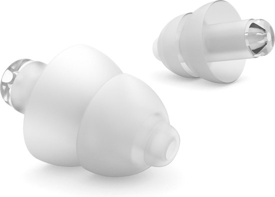Alpine PartyPlug Classic Oordoppen festival - Earplugs festival - Comfortabele earplugs voor muziekevenementen, concerten en festivals - Voorkomt gehoorschade - Transparant - SNR 19 dB