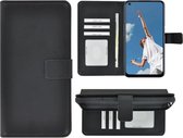 Oppo A52 Hoesje - Oppo A52 Bookcase Wallet Zwart Cover