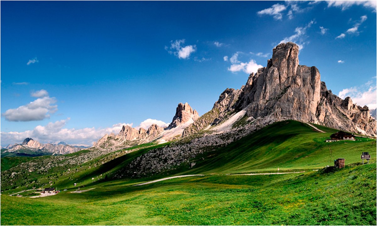 Fotobehang - Passo di Giau - Dolomites, Italy.