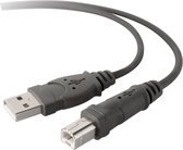 Belkin Premium Printer Cable - USB-kabel - USB type B (M) naar USB (M) - USB 2.0 - 4.8 m - gevormd