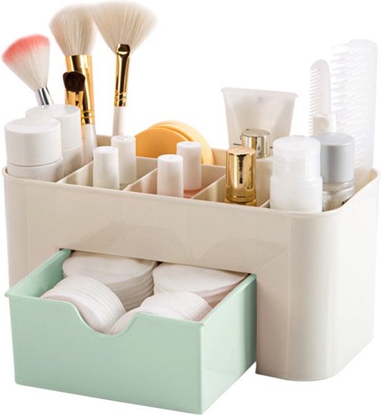 Organisateur de maquillage iBright avec tiroir - Boîte de rangement pour  cosmétiques -... | bol