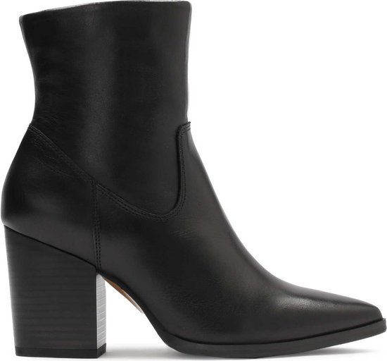 DREAM PAIRS Gogo dameslaarzen, vierkante neus, dikke kniehoge laarzen
