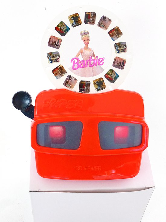 Thumbnail van een extra afbeelding van het spel Viewmaster viewer met Barbie 3D schijf - viewer met leuke Barbie 3D schijf - 7 Barbie afbeeldingen in 3-D
