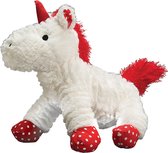 Patch Work - Pet collection - Unicorn - Eenhoorn - hondenspeelgoed - knuffel - rood -wit