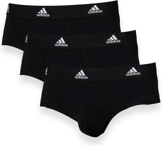 adidas Sportswear Comfort Flex Cotton 3-Stripes Slip - Heren - Zwart- S