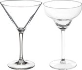 Cocktailglazen set - margarita/martini glazen - 8x stuks