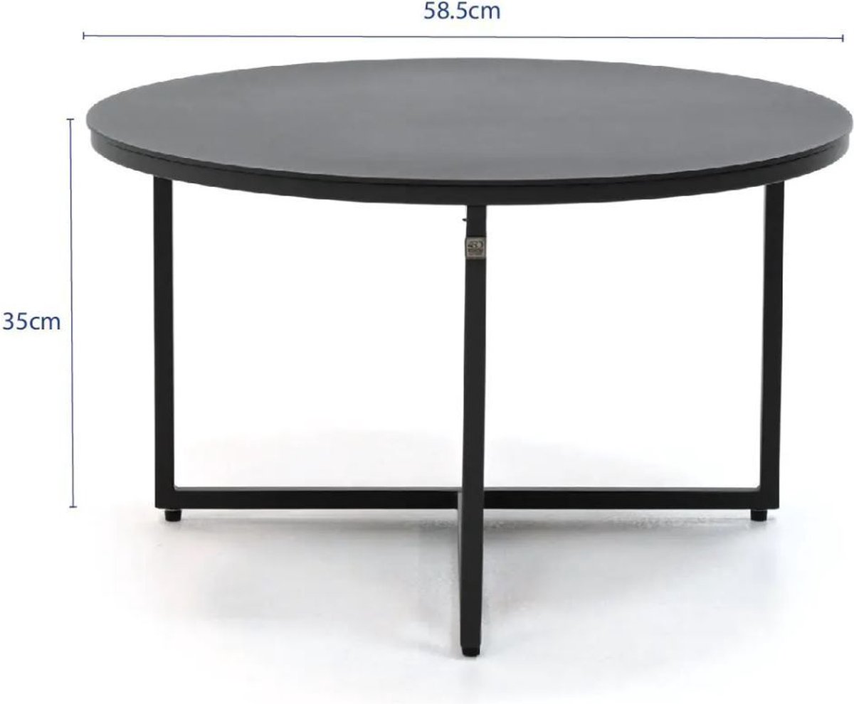 4 Seasons Outdoor Valetta table basse ronde Ø58,5 cm