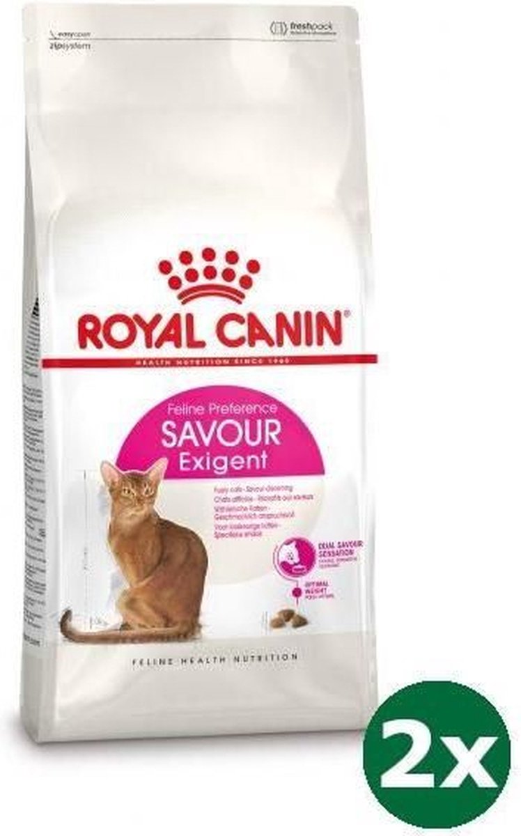 Royal canin exigent savour sensation kattenvoer 2x 2 kg