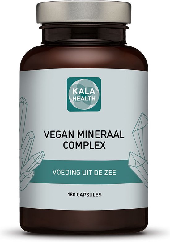Mineralen Complex - 180 capsules - Bevat 75 mineralen en spoorelementen - 100% Vegan - Kala Health