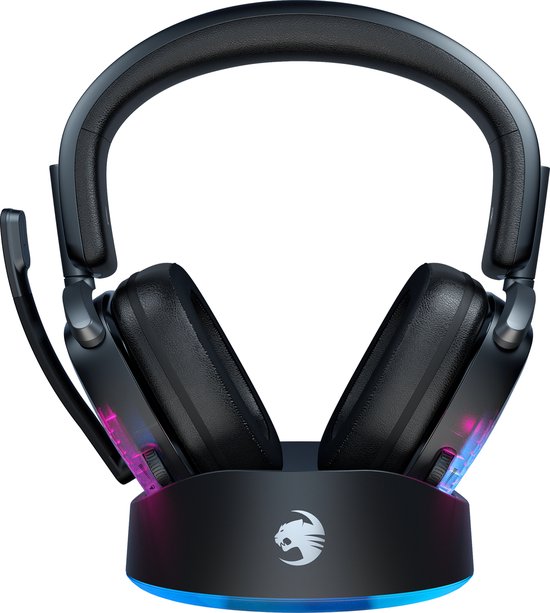 ROCCAT Syn Max Air - Draadloze Gaming Headset - 3D Audio - Zwart | bol