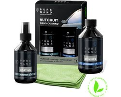 PureNano Autoruit Nano Coating 250ml – Waterafstotend & Veilig Zicht tot 1 Jaar